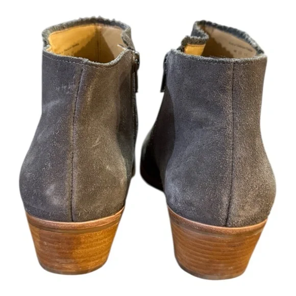 Jack Rogers Bailee Taupe Suede Ankle Booties Women’s Size 9 M - Picture 2 of 8